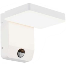 Flexible LED-Wandleuchte für den Außenbereich mit Sensor LED/17W/230V IP65 3000K weiß