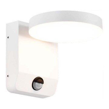 Flexible LED-Wandleuchte für den Außenbereich mit Sensor LED/17W/230V IP65 3000K weiß