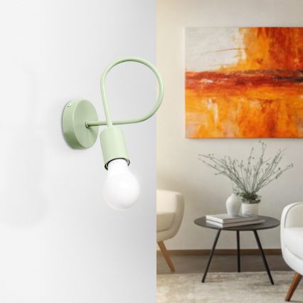 Flexible Wandleuchte OXFORD 1xE27/15W/230V grün