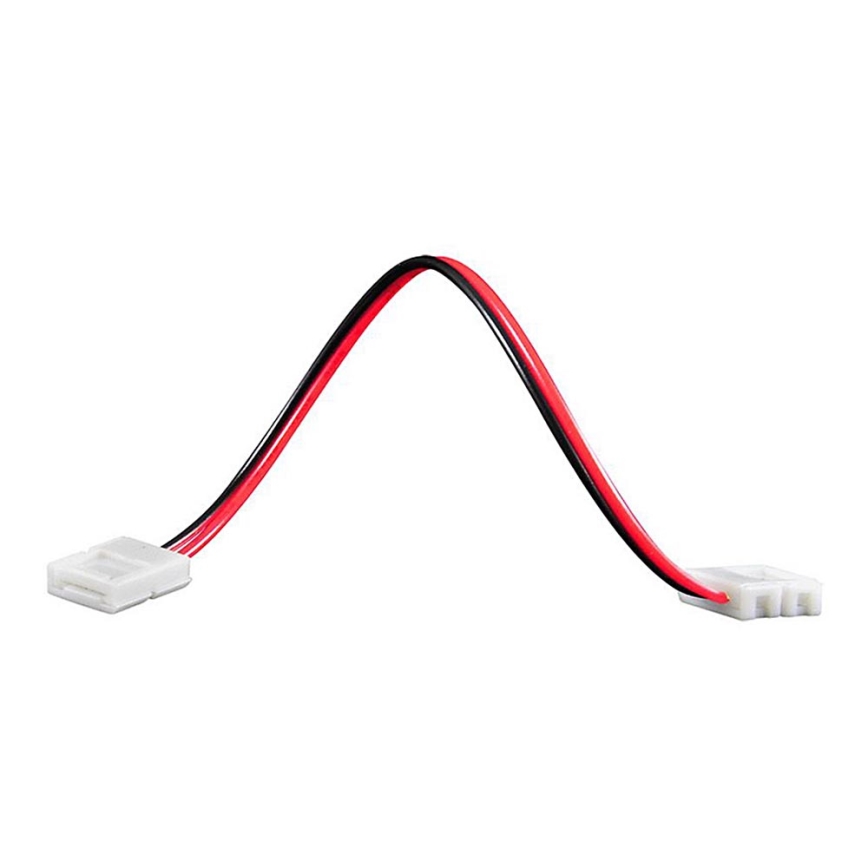 Flexibler, bifazialer, eckiger Verbinder für 2-polige LED-Streifen 8 mm