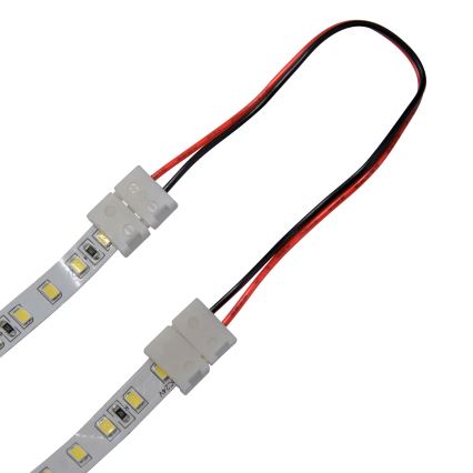Flexibler, bifazialer, eckiger Verbinder für 2-polige LED-Streifen 8 mm