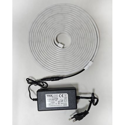 Flexibler LED-Streifen NEON LED/10W/230V 5 m IP65 weiß