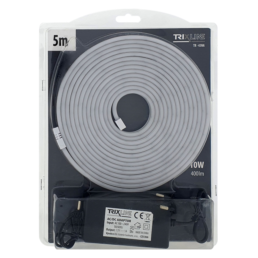 Flexibler LED-Streifen NEON LED/10W/230V 5 m IP65 weiß