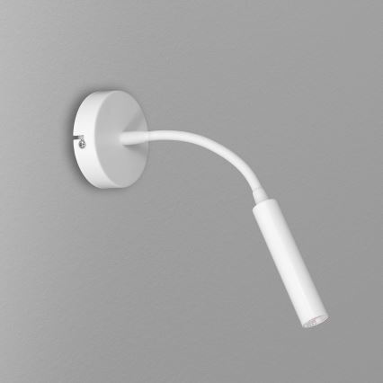 Flexibles Tischlämpchen ARDEN 1xG9/8W/230V Weiß