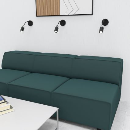 Flexibler Leuchter JOKER 1xGU10/8W/230V schwarz/mattchrom