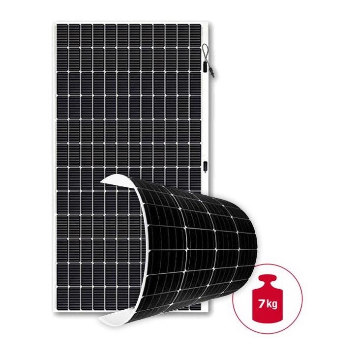 Flexibles Photovoltaik-Solarpanel SUNMAN 430Wp IP68 Halbzellen