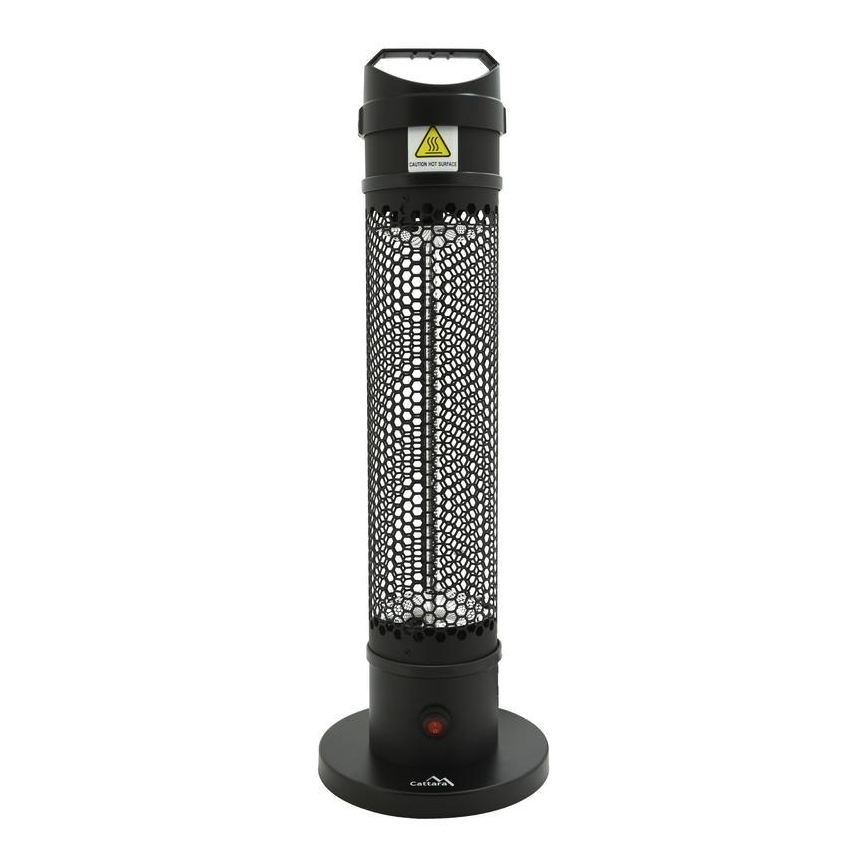 Floor infrared heater 1000W/230V IP44 schwarz