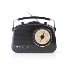 FM Radio 4,5W/230V schwarz