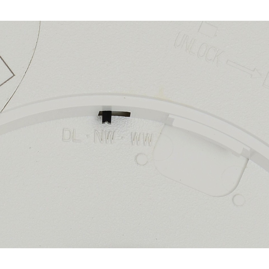 Fulgur 42361 - LED-Deckenleuchte NOMY LED/24W/230V 3000/4000/6000K IP40 d 30 cm weiß