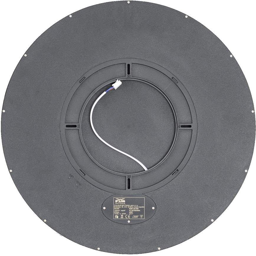 Fulgur 42364 - LED-Deckenleuchte NOMY LED/40W/230V 3000/4000/6000K IP40 d 50 cm schwarz