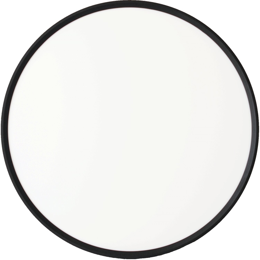 Fulgur s-43042 - dimmbare LED-Deckenleuchte NOMY-RC LED/50W/230V 3000/4000/6500K Ø 60 cm IP40 schwarz + Fernbedienung