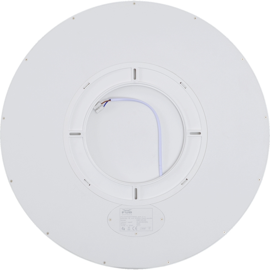 Fulgur s-43056 - LED dimmbare Deckenleuchte NOMY LED/40W/230V 3000-6500K Ø 50 cm UGR19 IP40 Wi-Fi weiß + Fernbedienung