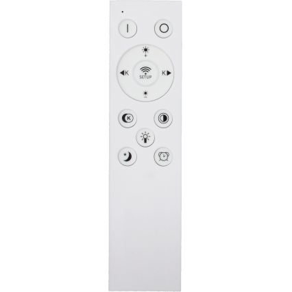 Fulgur s-43056 - LED dimmbare Deckenleuchte NOMY LED/40W/230V 3000-6500K Ø 50 cm UGR19 IP40 Wi-Fi weiß + Fernbedienung