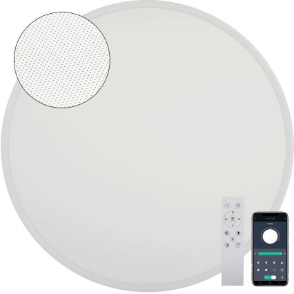 Fulgur s-43058 - dimmbare LED-Deckenleuchte NOMY LED/50W/230V 3000-6500K Ø 60 cm UGR19 IP40 Wi-Fi weiß + Fernbedienung