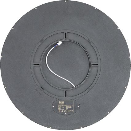 Fulgur s-43059 - dimmbare LED-Deckenleuchte NOMY LED/50W/230V 3000-6500K Ø 60 cm UGR19 IP40 Wi-Fi schwarz + Fernbedienung