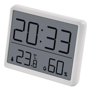 Funk-Thermometer mit Feuchtigkeitsmesser 1xCR2032 weiß