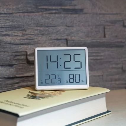 Funk-Thermometer mit Feuchtigkeitsmesser 1xCR2032 weiß