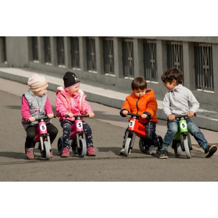 Funny Wheels - 2-in-1-Laufrad RIDER SPORT Rot/Schwarz