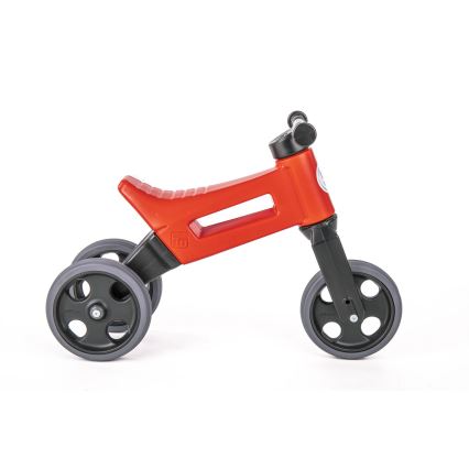 Funny Wheels - 2-in-1-Laufrad RIDER SPORT Rot/Schwarz