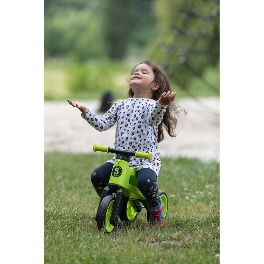 Funny Wheels - 2-in-1-Laufrad RIDER SUPER SPORT, Grün/Schwarz