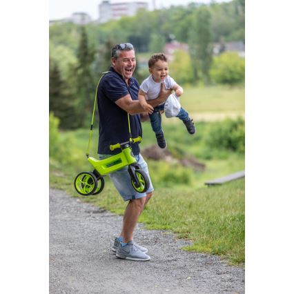 Funny Wheels - 2-in-1-Laufrad RIDER SUPER SPORT, Grün/Schwarz