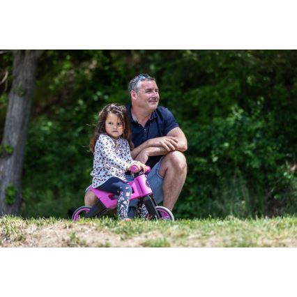 Funny Wheels - 2-in-1 Laufrad RIDER SUPER SPORT rosa/schwarz