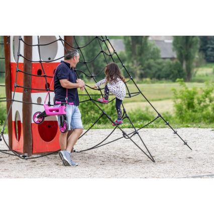 Funny Wheels - 2-in-1 Laufrad RIDER SUPER SPORT rosa/schwarz