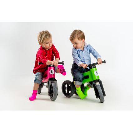 Funny Wheels - Laufrad 2-in-1 RIDER SPORT grün/schwarz