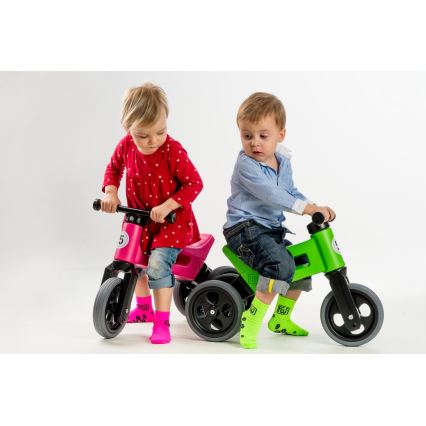 Funny Wheels - RIDER SPORT 2-in-1-Laufrad rosa/schwarz
