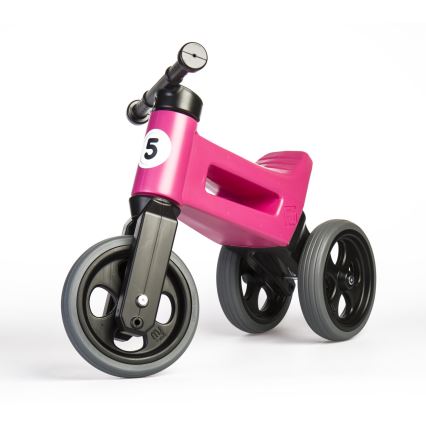 Funny Wheels - RIDER SPORT 2-in-1-Laufrad rosa/schwarz