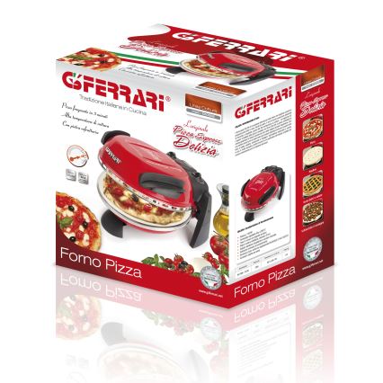 G3Ferrari G1000602 - Pizzaofen DELIZIA 1200W/230V rot