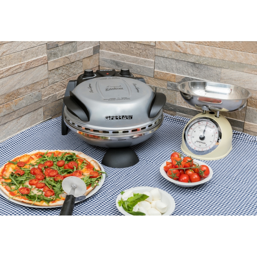 G3Ferrari G1000606 - Pizzaofen DELIZIA 1200W/230V silber