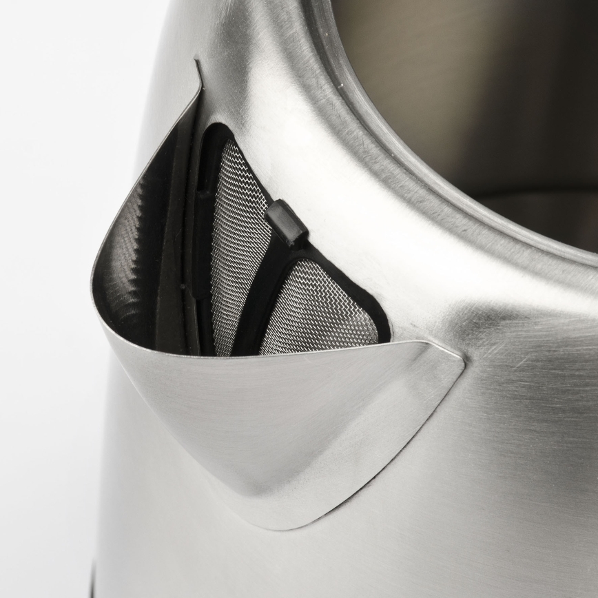 G3Ferrari G1009500 - Wasserkocher 1,2 l 1630W/230V Edelstahl/Schwarz