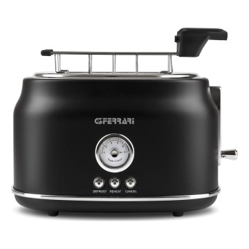 G3Ferrari G1013400 - Toaster ARTISTA mit zwei Schlitzen, 750 W/230 V, schwarz