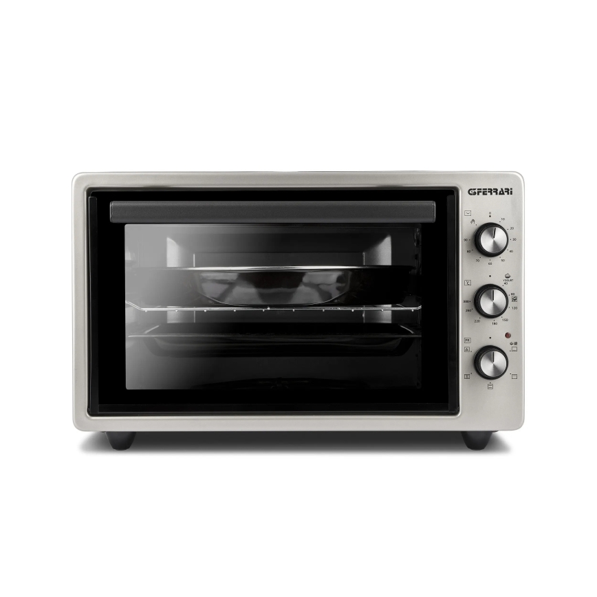 G3Ferrari G1015200 - Heißluftofen ROSTO 1500W/230V 37 l Edelstahl/schwarz