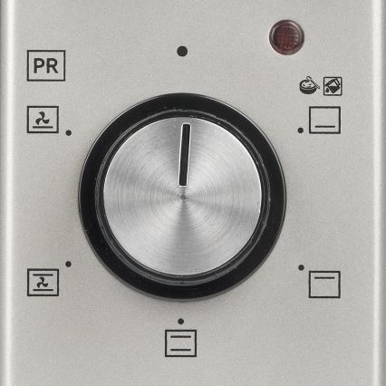 G3Ferrari G1015200 - Heißluftofen ROSTO 1500W/230V 37 l Edelstahl/schwarz
