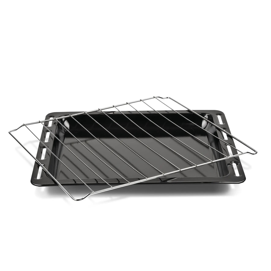 G3Ferrari G1015300 - Heißluftofen ROSTO 1400W/230V 45 l Edelstahl/Schwarz