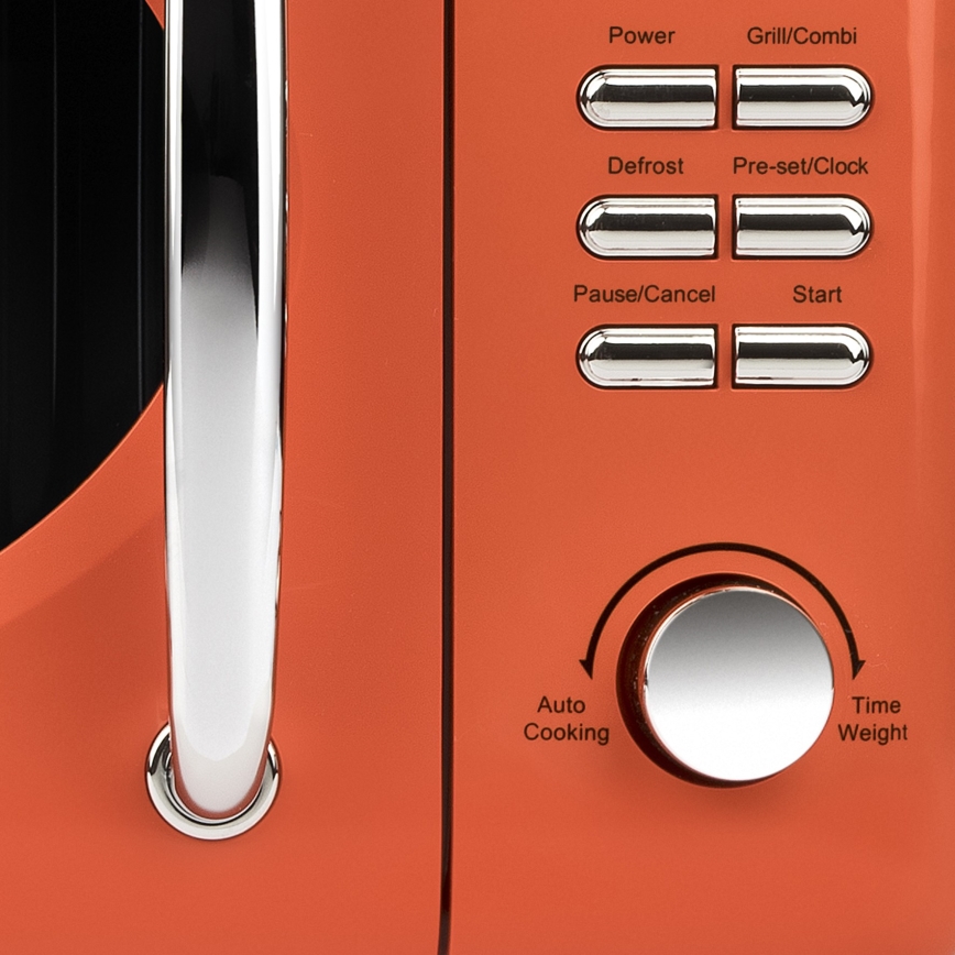 G3Ferrari G1015509 - Mikrowelle mit Grill, 1150 W / 230 V, 20 l, Orange