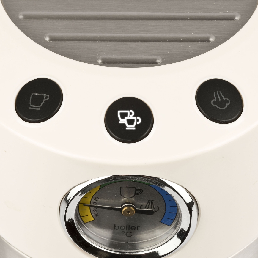 G3Ferrari G1016801 - Siebträger-Espressomaschine AMARCORD 1350W/230V 15 bar cremefarben