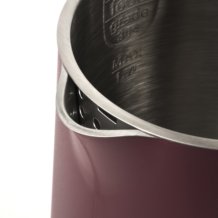 G3Ferrari G1020502 - Schnellkochender Wasserkocher 1,7 l, 2200 W/230 V, rot