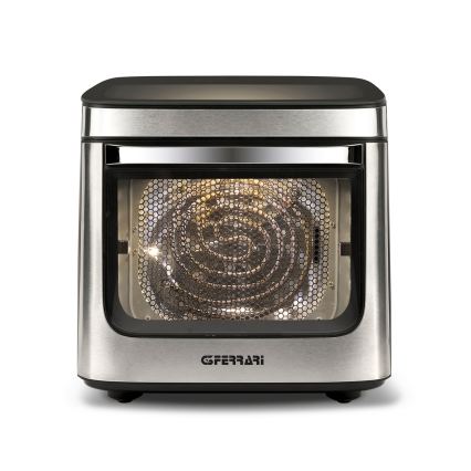 G3Ferrari G1021900 - Heißluftfritteuse FRIGGISANO 1800W/230V 13 l Edelstahl/Schwarz