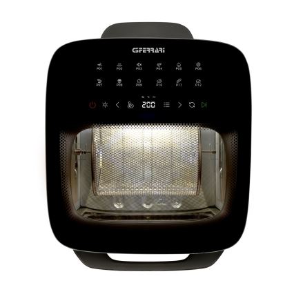 G3Ferrari G1021900 - Heißluftfritteuse FRIGGISANO 1800W/230V 13 l Edelstahl/Schwarz
