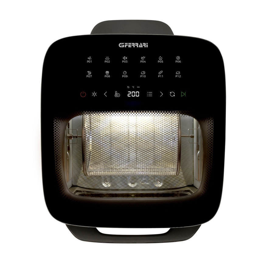 G3Ferrari G1021900 - Heißluftfritteuse FRIGGISANO 1800W/230V 13 l Edelstahl/Schwarz