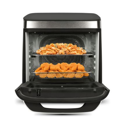 G3Ferrari G1021900 - Heißluftfritteuse FRIGGISANO 1800W/230V 13 l Edelstahl/Schwarz