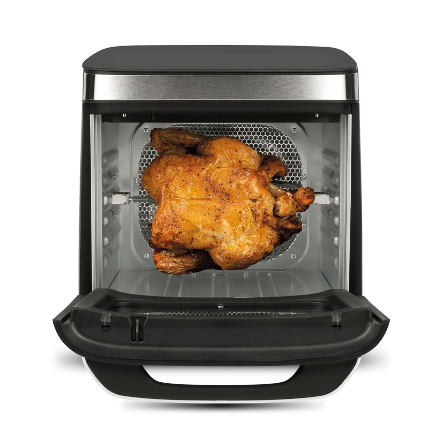 G3Ferrari G1021900 - Heißluftfritteuse FRIGGISANO 1800W/230V 13 l Edelstahl/Schwarz