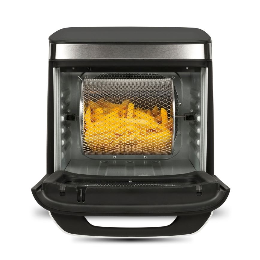 G3Ferrari G1021900 - Heißluftfritteuse FRIGGISANO 1800W/230V 13 l Edelstahl/Schwarz