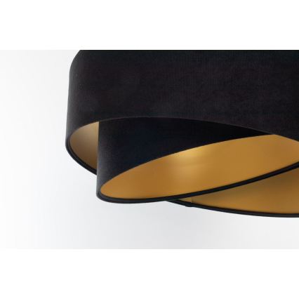 Universeller Lampenschirm GALAXY E27 Ø 45 cm Schwarz/Gold