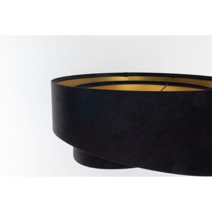 Universeller Lampenschirm GALAXY E27 Ø 45 cm Schwarz/Gold
