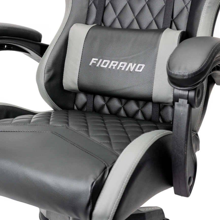 Gaming-Stuhl FIORANO Schwarz/Grau
