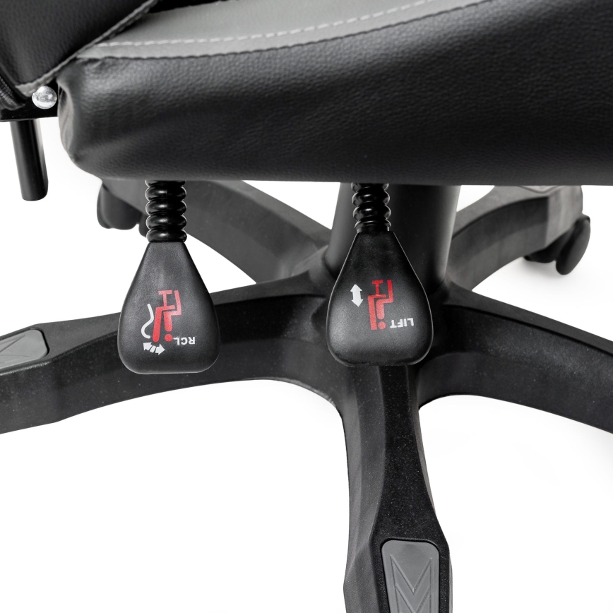 Gaming-Stuhl FIORANO Schwarz/Grau